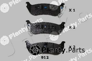 Japko 51912 — Brake Pad Set, disc brake