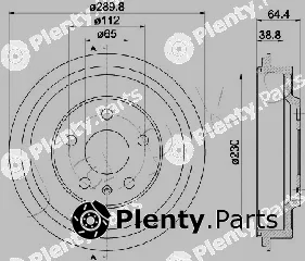 Japko 560911 — Brake Drum