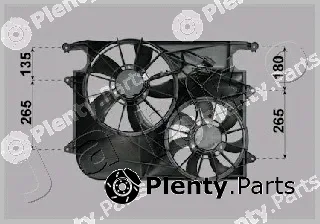 Japko VNT312011 — Fan, engine cooling