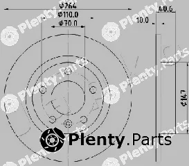 Japko 610400 — Brake Disc