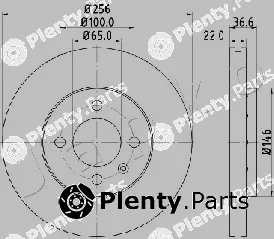 Japko 600943 — Brake Disc