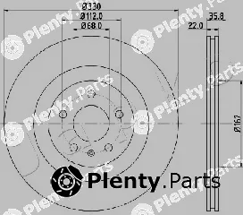 Japko 610911 — Brake Disc