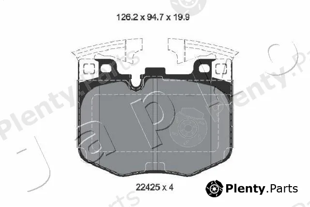 Japko 502029 — Brake Pad Set, disc brake