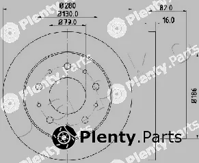 Japko 610230 — Brake Disc