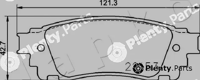 Japko 51417 — Brake Pad Set, disc brake