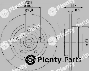 Japko 610705 — Brake Disc