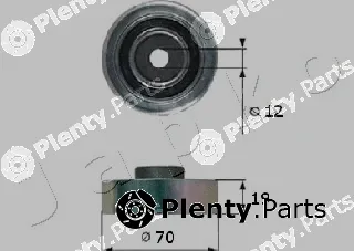 Japko 129815 — Deflection/Guide Pulley, V-ribbed belt