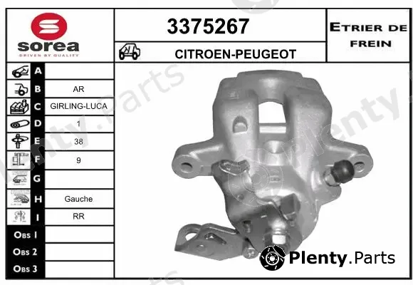 Sera 3375267 — Brake Caliper