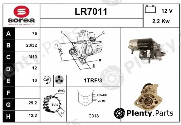 Sera LR7011 — Starter