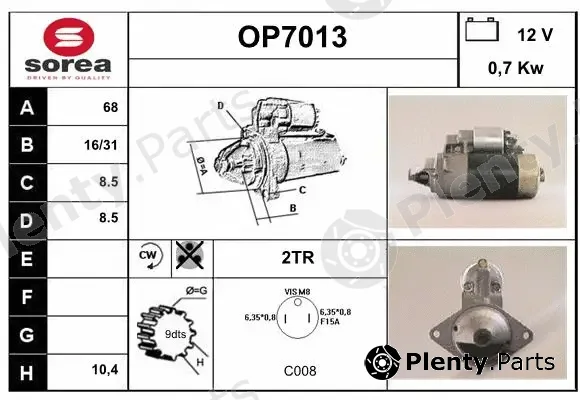 Sera OP7013 — Starter