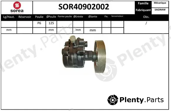 Sera SOR40902002 — Hydraulic Pump, steering