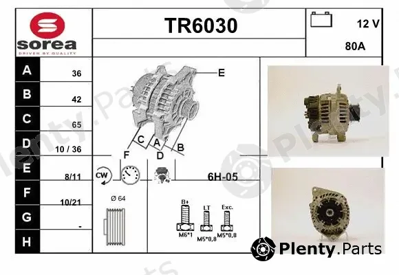 Sera TR6030 — Alternator