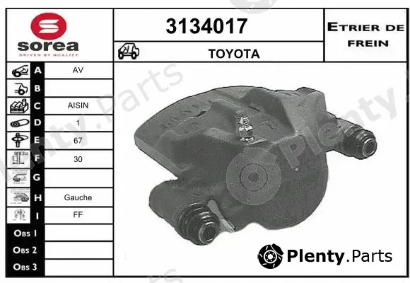 Sera 3134017 — Brake Caliper