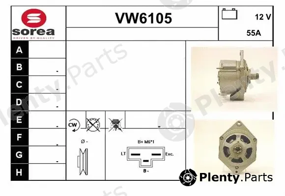 Sera VW6105 — Alternator