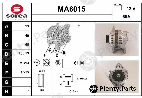 Sera MA6015 — Alternator