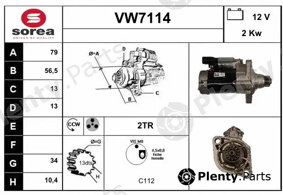 Sera VW7114 — Starter