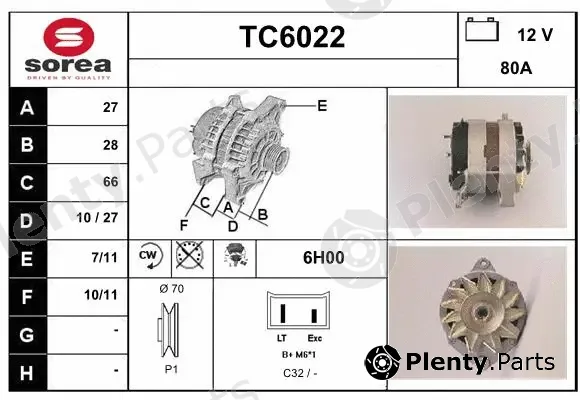 Sera TC6022 — Alternator