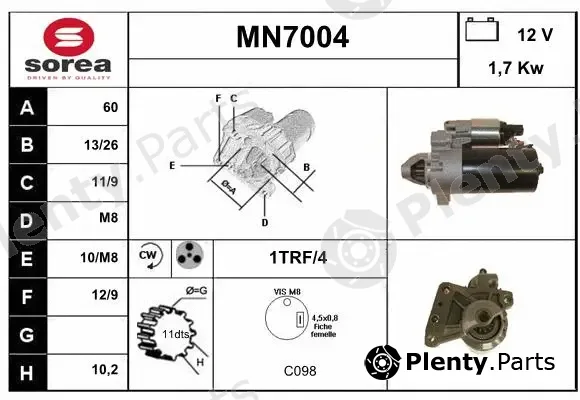 Sera MN7004 — Starter