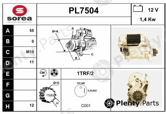 Sera PL7504 — Starter