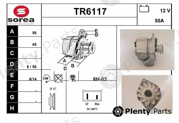 Sera TR6117 — Alternator