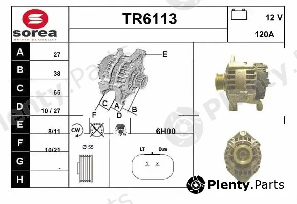 Sera TR6113 — Alternator