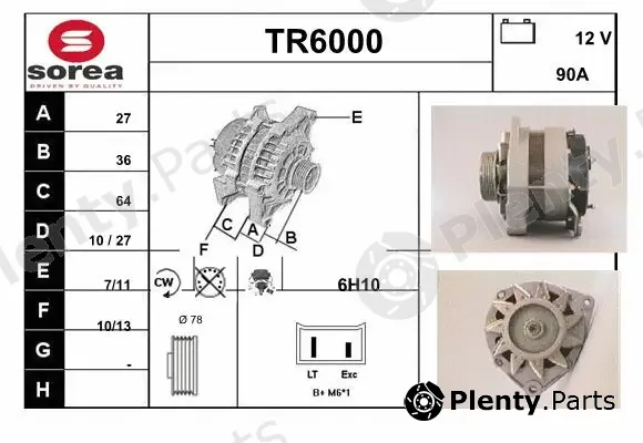 Sera TR6000 — Alternator