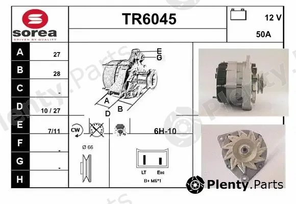 Sera TR6045 — Alternator