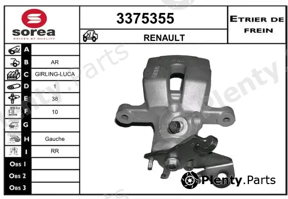 Sera 3375355 — Brake Caliper