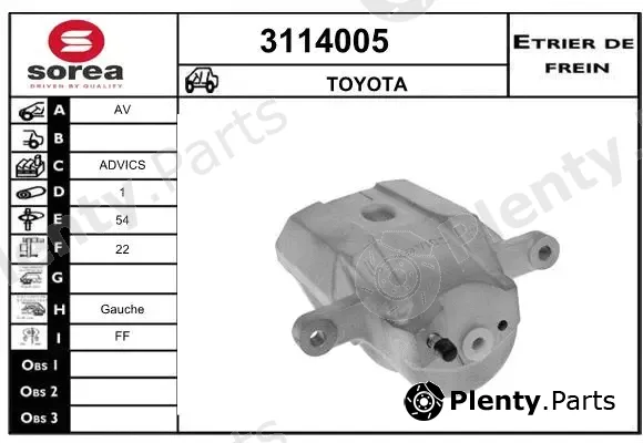 Sera 3114005 — Brake Caliper