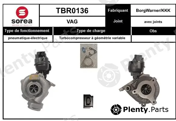 Sera TBR0136 — Charger, charging (supercharged/turbocharged)
