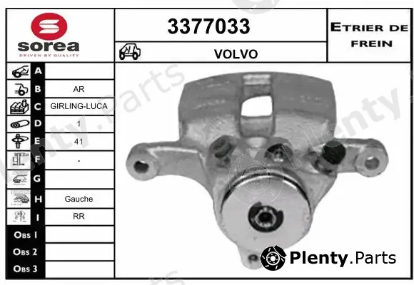 Sera 3377033 — Brake Caliper