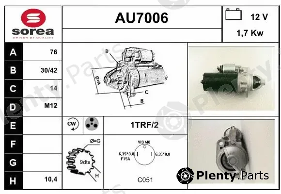Sera AU7006 — Starter