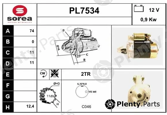 Sera PL7534 — Starter