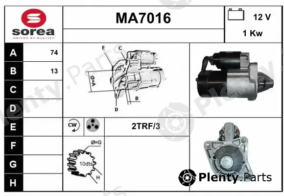 Sera MA7016 — Starter