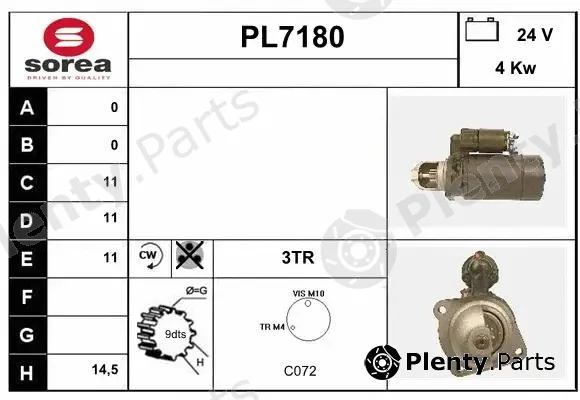 Sera PL7180 — Starter