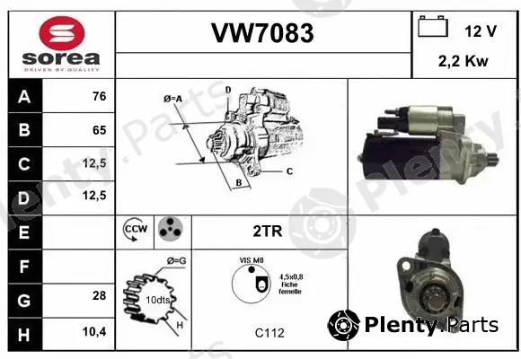 Sera VW7083 — Starter