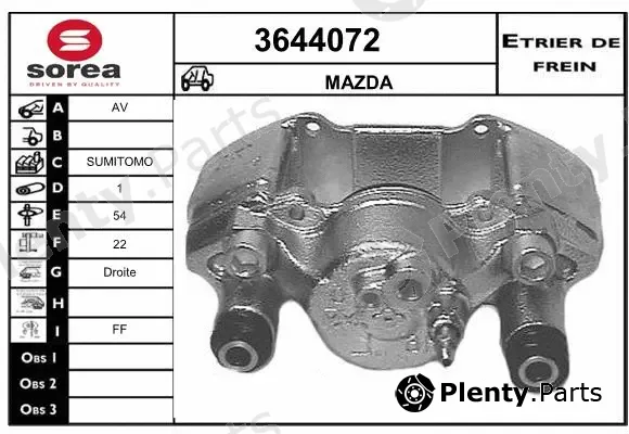 Sera 3644072 — Brake Caliper
