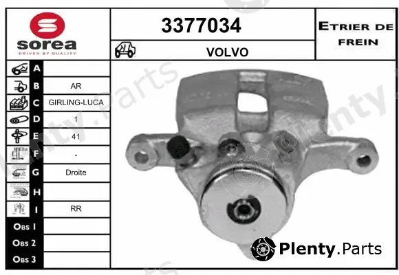 Sera 3377034 — Brake Caliper