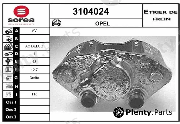 Sera 3104024 — Brake Caliper
