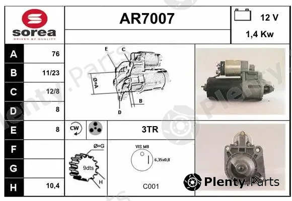 Sera AR7007 — Starter