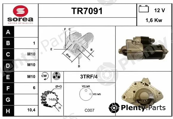 Sera TR7091 — Starter