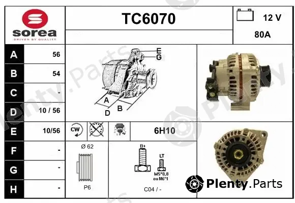 Sera TC6070 — Alternator