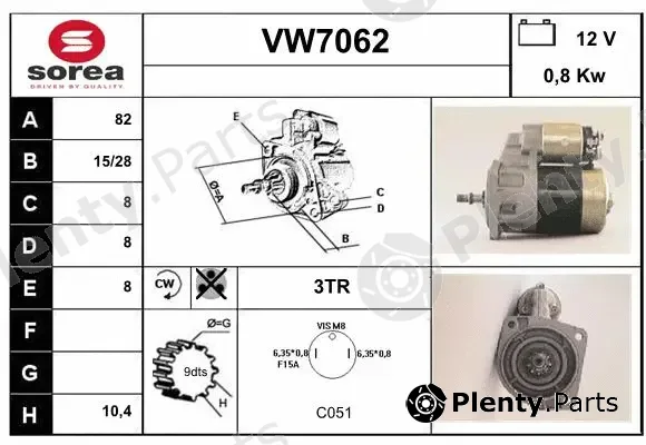 Sera VW7062 — Starter