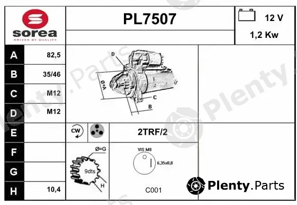 Sera PL7507 — Starter