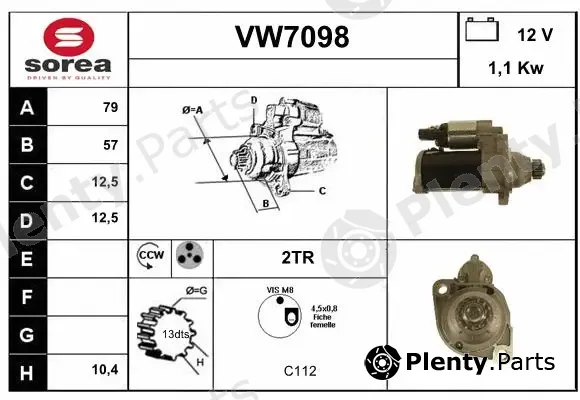Sera VW7098 — Starter