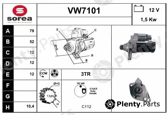 Sera VW7101 — Starter