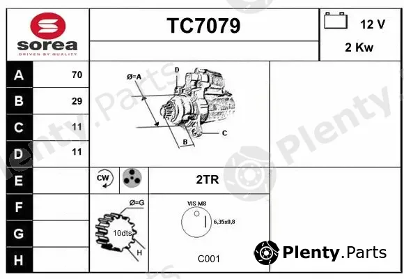 Sera TC7079 — Starter