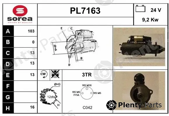 Sera PL7163 — Starter