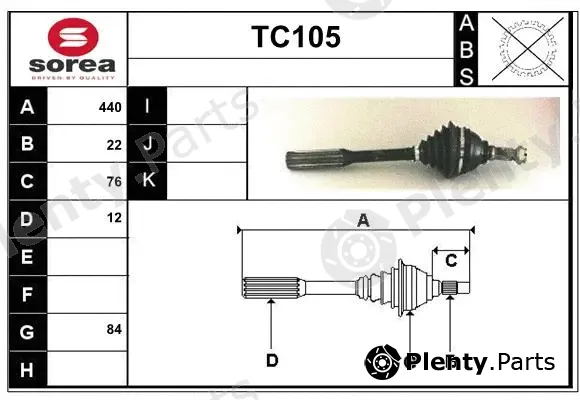 Sera TC105 — Drive Shaft