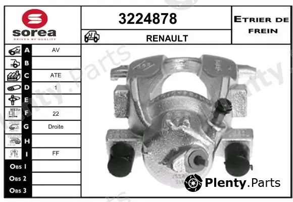 Sera 3224878 — Brake Caliper